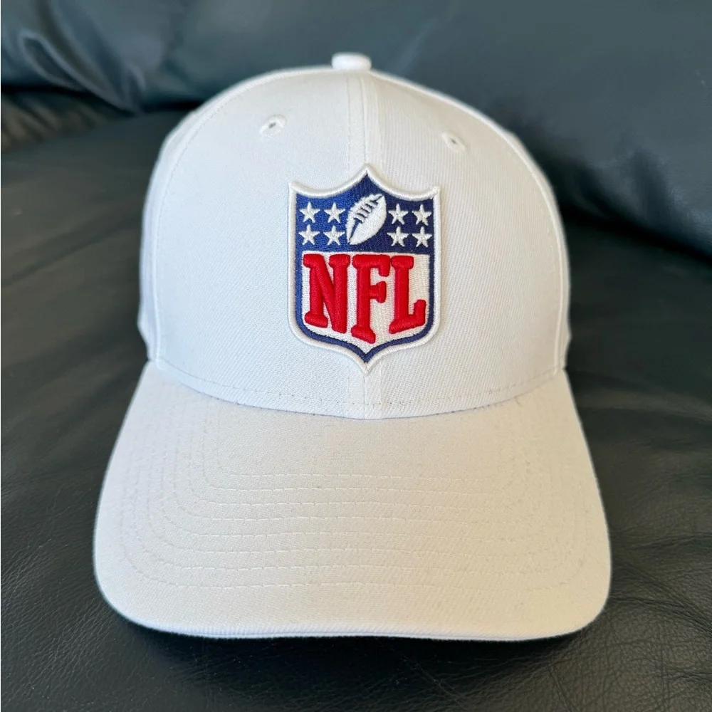 White NFL Shield Logo Hat - Picture 9 of 9